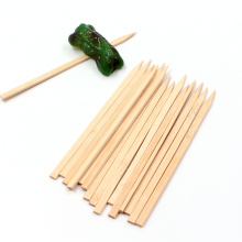 Custom Logo Flat BBQ Sticks Bamboo Disposable Kebab Turkish Skewers